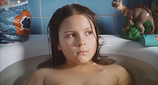 Nudist scenes in movies #172 (girl bath scene, girl topless)