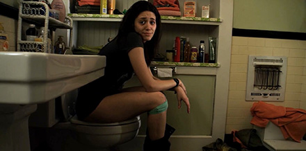 Emmy Rossum toilet pissing scene (PWSM0176)