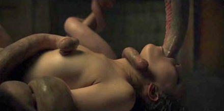 Celebrity rape scenes in movies RVS1412 (raped by creature)